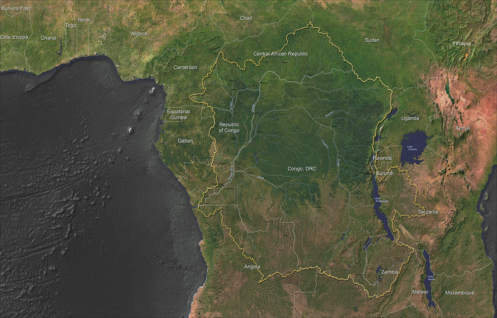 Map of the Congo