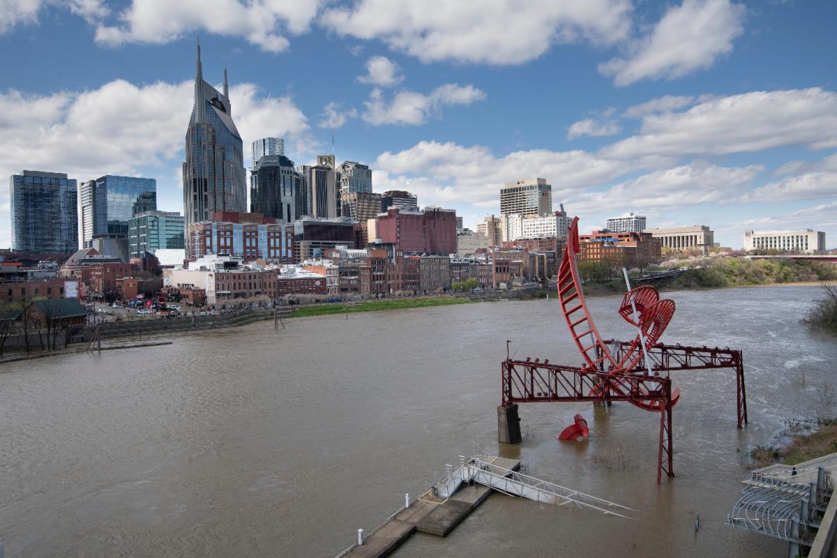Flooding in Nashville, TN, March 2021. photo by George Walker IV / The Tennessean