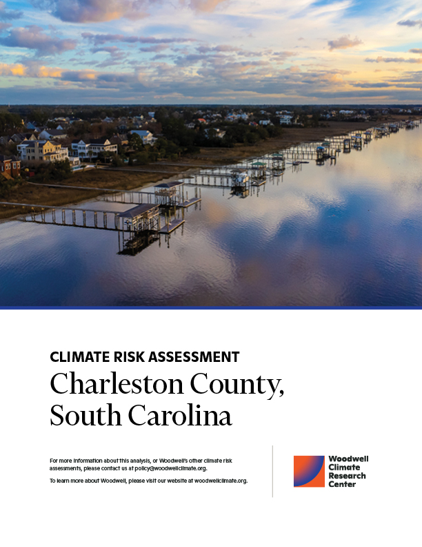 Cover page of the Charleston County risk assessment