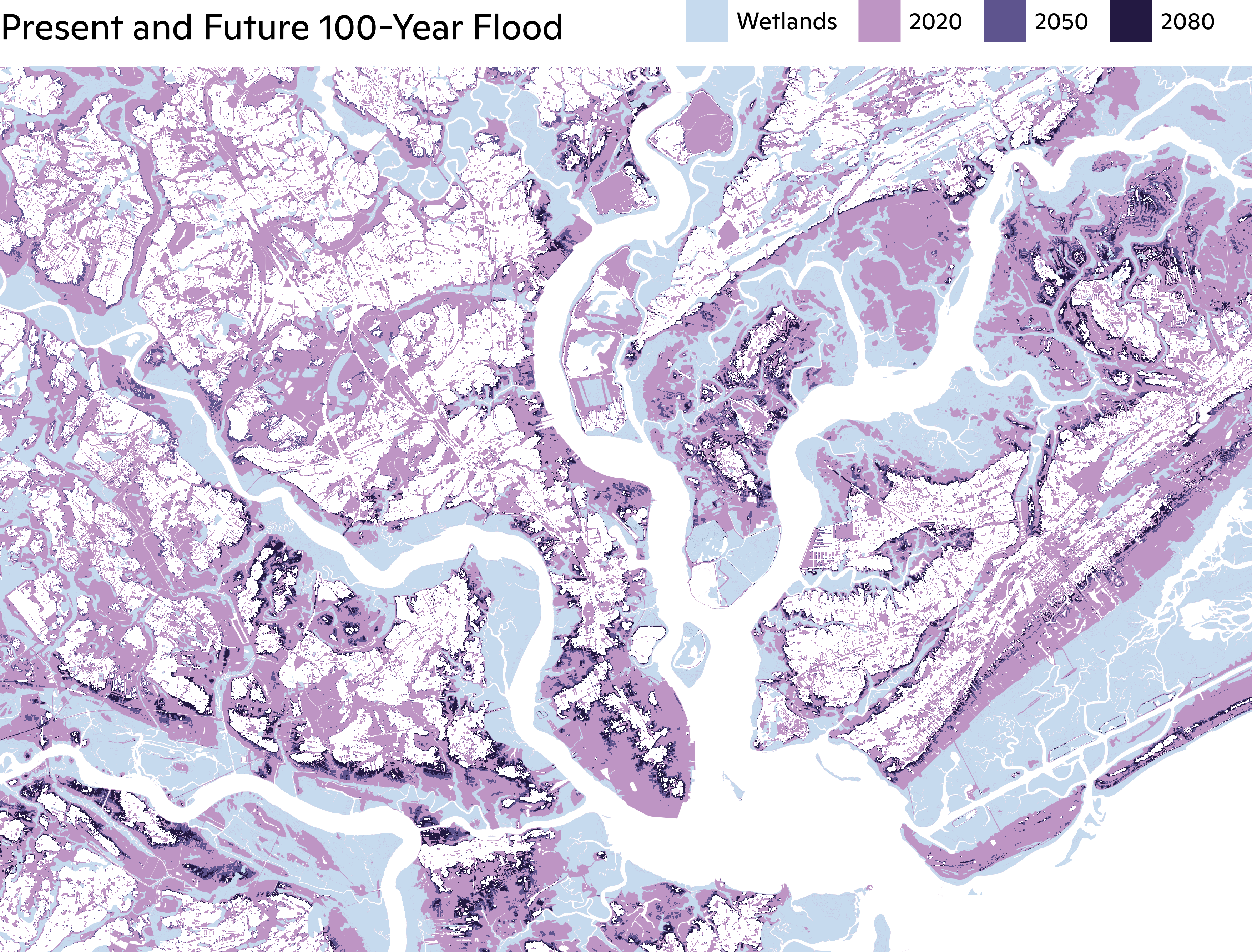 Present-Day and Future 100-Year Flood