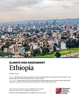 Ethiopia climate risk assessment report cover