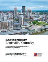 Louisville, KY climate risk assessment cover cover