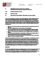 Woodwell 2001 Roadless Rule Public Comment first page