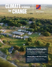 Fall 2025 Climate Science for Change magazine cover