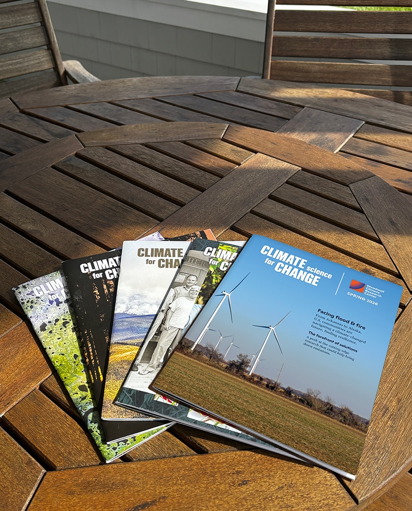stack of Woodwell magazines