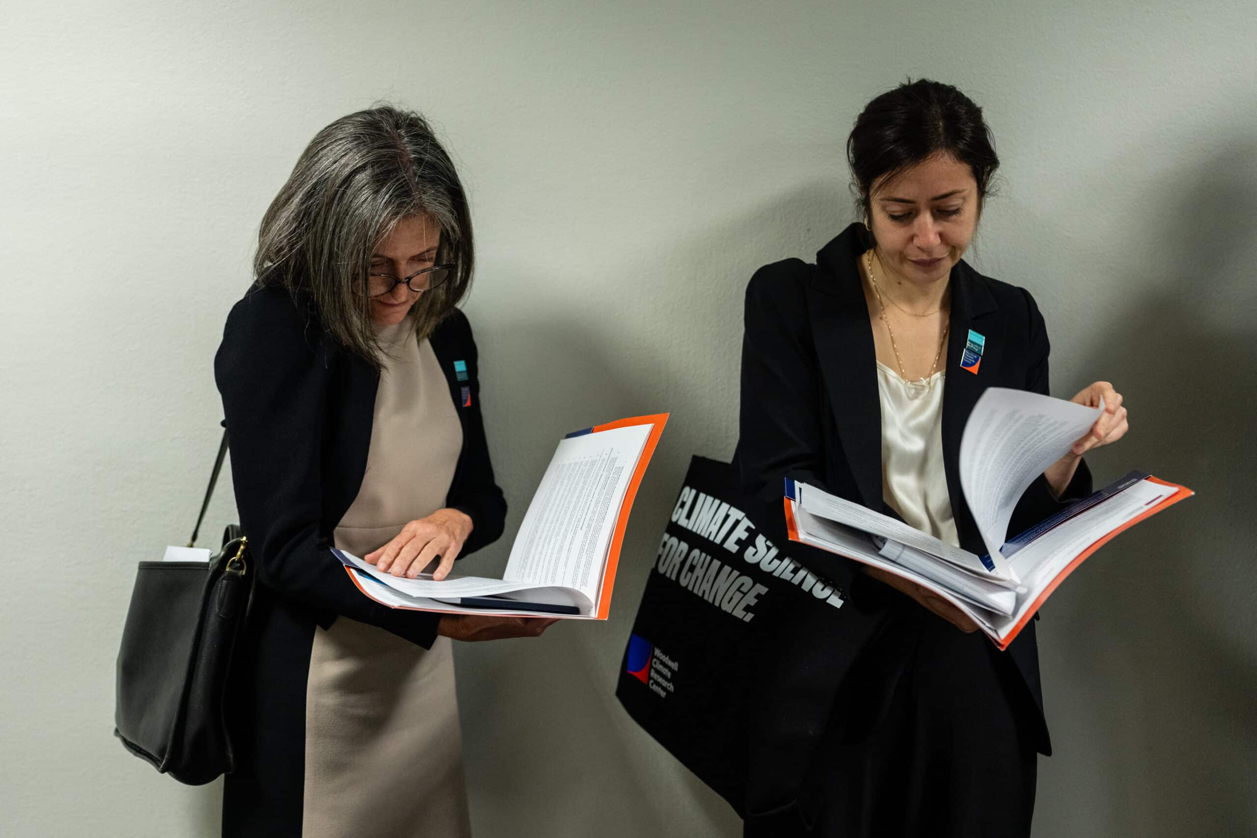 sue natali and melissa shapiro prep for meeting with senators